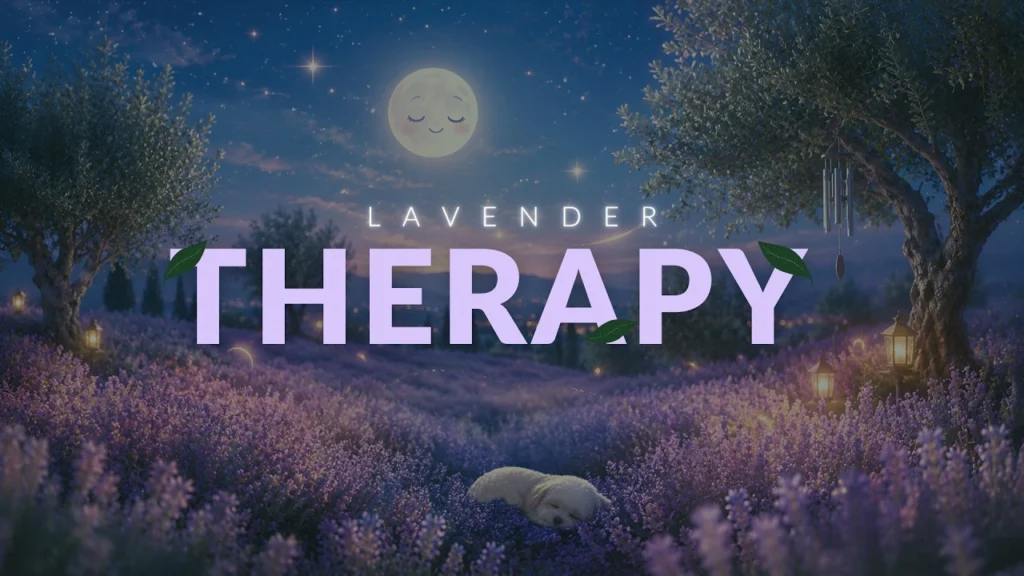 Cozy ambience lavender atmosphere
